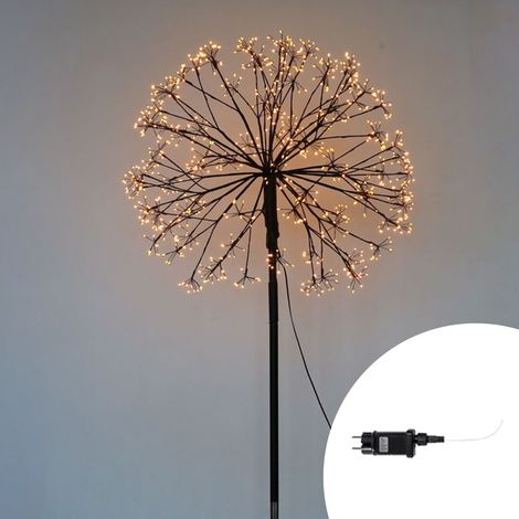 Lampada da terra Dente di leone luminoso altezza 90cm 500 Led Bianco Caldo 3000K Wisdom (1/3)