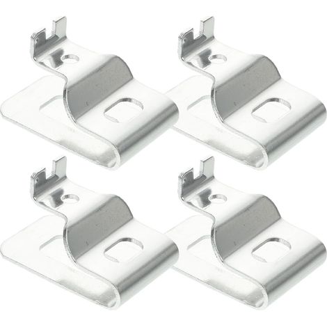 Lot de 4 Pieds Pliables pour Table en Fer Noir 30 Cm, Supports Robustes pour Meubles Soi-même, pour Camping et Bricolage, Pieds de Table Basse Multifonctions, Gain de Place (1/5)