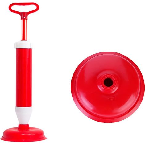 Drague D'égout,Plongeurs De Toilettes, Plongeur à Pression D'air, Plongeur De Tuyau De Toilette Sous Vide, Plongeur De Tuyau De Toilette Sous Vide Avec Grandes Ventouses Pour un (1), piston de tu (1/5)