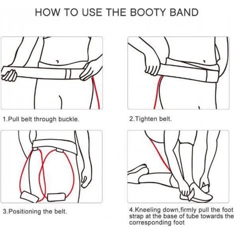 Bande de résistance - - Élastique réglable - Pédales pour entraînement jambes - Confortable - Ajustable (1/4)