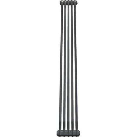 Bircham - Bare Metal Lacquer 2 Column Radiator H1800mm  x W251mm