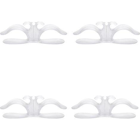 Organizador de cables de cocina, 9,6 x 3 cm, pequeño enrollador de cables multifuncional para electrodomésticos de cocina, transparente, 4 unidades. (1/5)