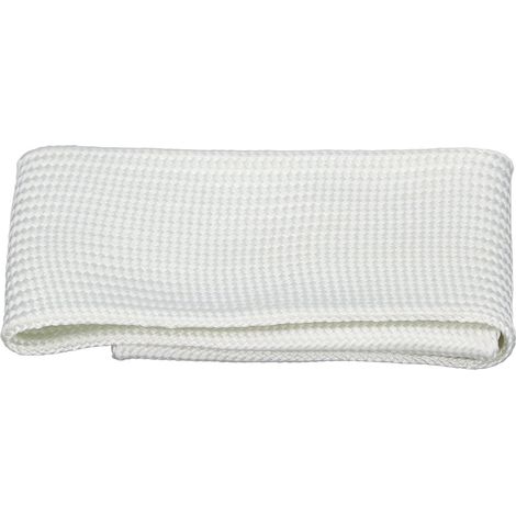 Ortviai Gants de soudage TIG pour doigt – Manchon isolant en fibre de verre blanc, 320 x 55 mm, taille XL