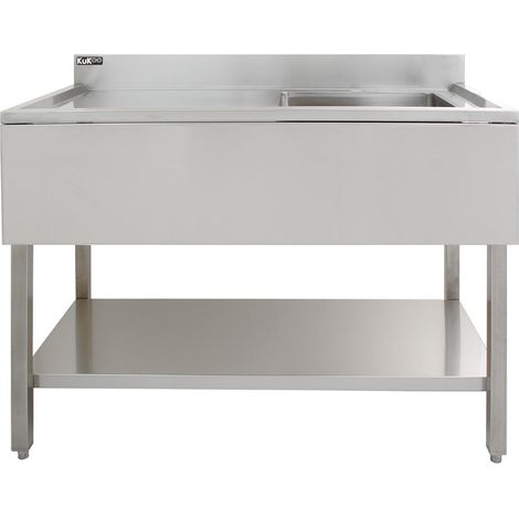 KuKoo Stainless Steel Catering Sink - Left Hand Drainer (1/5)