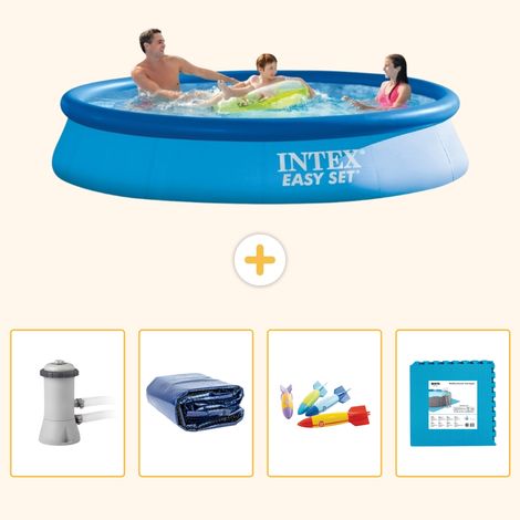 Intex Piscine Easy Set Ronde - 366x76 cm - 5-pièces S229 (1/5)