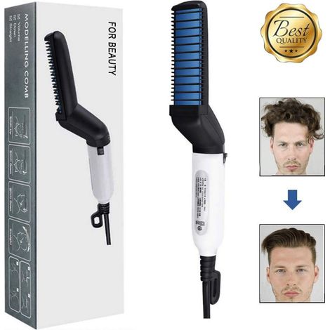 TRADE SHOP - Pettine Elettrico Spazzola Per Capelli Professionale Lisci E Ricci Multifunzione - (1/5)