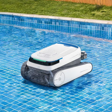 Robot piscine blanc AIRROBO PC10 nettoyage sol murs ligne d'eau (1/5)
