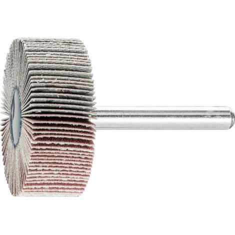PFERD TOOLS Korund Fächerschleifer F Ø 40x15 mm Schaft-Ø 6 mm A240 für Feinschliff und Finish 10 Stk (1/4)
