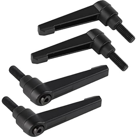 4PCS Poignées de Serrage Réglables M8, Poignée de Levier de Serrage Rapide en Acier avec 20mm Goujon (1/5)