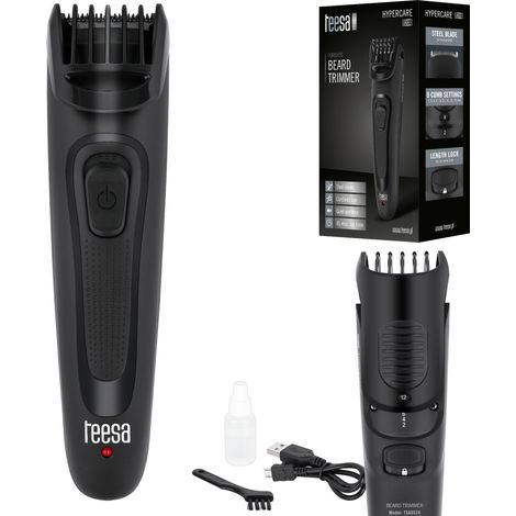 Teesa T200 kabelloser, wiederaufladbarer Barttrimmer/Rasierer (1/5)