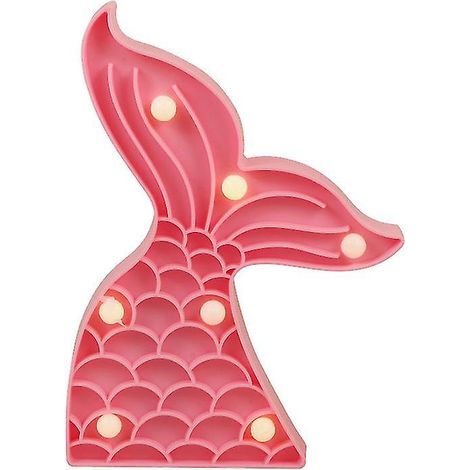 Veilleuse queue de sirène (1 pièce) pour table de fête ou de maison (1/3)