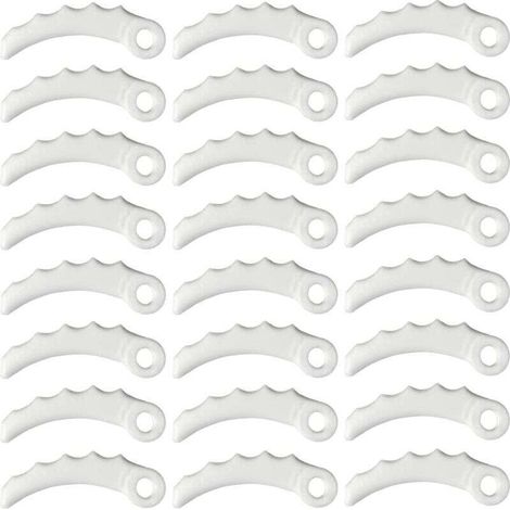 24 lames de rechange en plastique, tête de 255 mm x 3,6 mm, lames en plastique pour Makita 198426-9