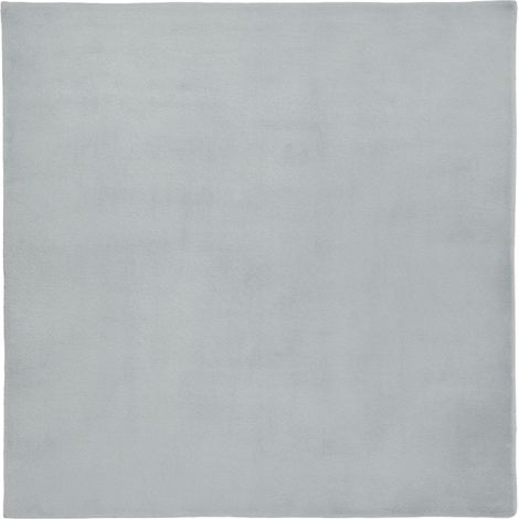 Tappeto Quadrato a Pelo Lungo Beige Chiaro 160 x 160 cm in Finta Pelliccia per Soggiorno e Studio Vantira (1/5)