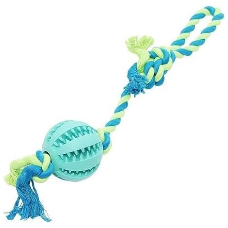 Balle of dressage of dog in rubber of safety for dog, cat, dog, toy of cleaning of the teeth (1/4)
