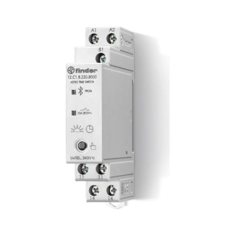 Interruttore Orario Settimanale Bluetooth ( Finder Cod. 12C18230B000 )