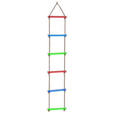 Balançoire trapézoïdale multifonction, trapèze avec anneaux en plastique, trapèze multifonction en bois pour enfant, anneaux trapèze pour l'extérieur, balançoire trapèze avec anneaux (1/4)