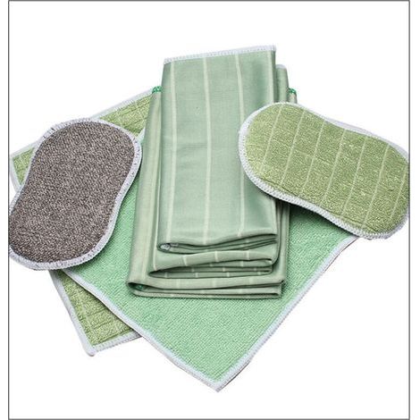 Chiffons en microfibre bambou – Lot de 6 pièces ultra-doux pour vitres, lunettes, écrans et surfaces délicates