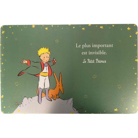 Set de table Le Petit Prince vert (1/2)