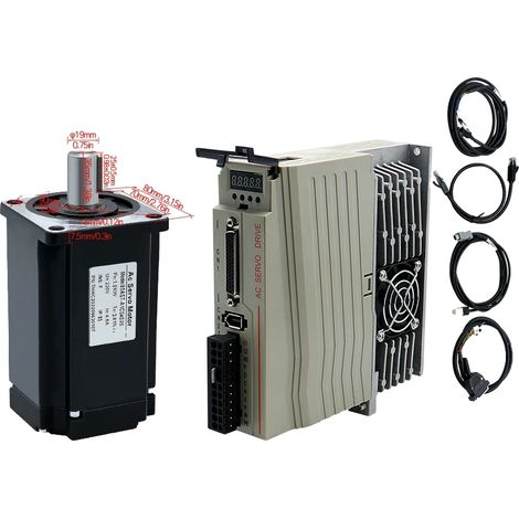 Servomotore, coppia elevata, opzioni di controllo versatili, 1000 W, 220 V (1/2)