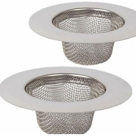 2 pièces en Acier Inoxydable Tamis,Mini Tamis d'évier,Filtre de Filtre de Drain d'évier d'acier Inoxydable,Tamis filtrant,Filtre pour évier de Douche, de Bain ou de Cuisine (1/4)