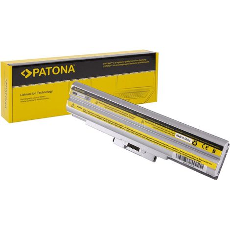 PATONA Akku passend für Sony BPS13 without CD Vaio VGNAW21M / Hÿ VGN-AW21M / H – 11,1 Volt 4400 mAh