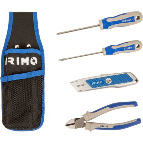 IRIMO - Trousse en tissu avec jeu d'outils pour électricien, 4 outils (1/2)