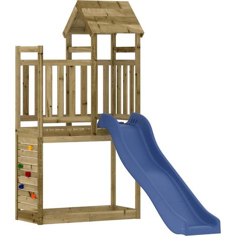 Parque infantil de exterior madera de pino impregnada vidaXL