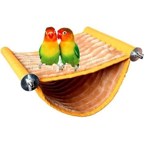 Parrot Hammock Removable Winter Warm Plush Hammock Removable and Washable Cat Hanging Cradle (1/5)