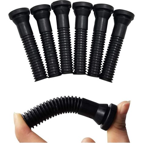 30 pcs poulet Plumeuse Volaille Doigt Plumeuse Volaille Plumer Les Doigts Bâton d'enlèvement De Plumes de Cheveux de Remplacement ( Noir ) (1/4)