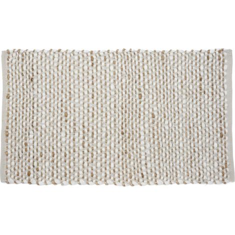 Tappeto d'ingresso 85% iuta e 15% cotone - Stile naturale e accogliente