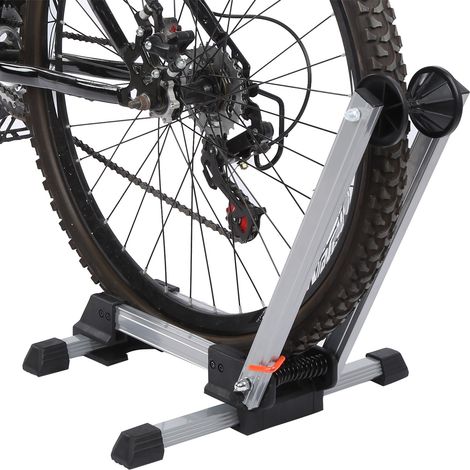 Tragbarer Doppelpfosten-Fahrradparkständer für Mountainbikes - Fahrradzubehör