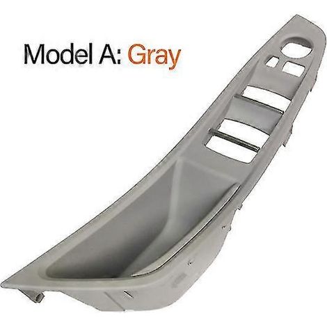 Ensemble de poignées de porte intérieures beiges et noires pour BMW Série 5 F10 F11 520i 523i 525i 528i 530i (conduite à gauche) - Gris (1/5)