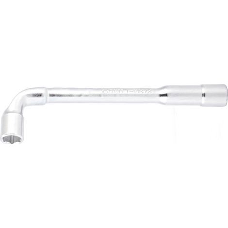 Clé à fourche double tête coudée en acier au chrome-vanadium, outil de réparation 8mm (1/5)