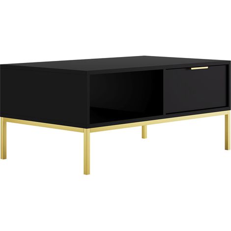 Couchtisch Seattle , Schwarz, 100cm (1/5)
