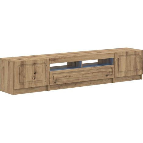 Maison Exclusive - Mobile TV LED a 5 pezzi Rovere Artigianale Legno ingegnerizzato (1/5)