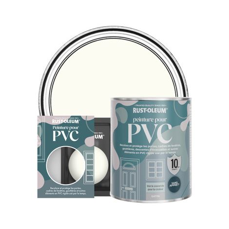 Peinture pour PVC, Finition Satinée - Blanc Antique (1/3)