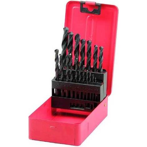 Serie Punte Hss Vigor Scatola in Metallo Pz.19 Mm. 1-10