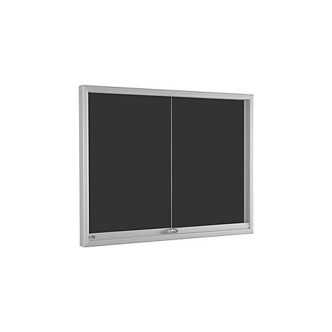 Vitrina de puertas correderas  para 8 x DIN A4  antracita