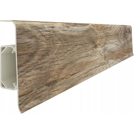 Tira de PVC Esquero de 21 x 66 cm de largo, 250 cm, roble, 1 unidad. (1/4)