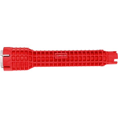 Llave multifunción 5 en 1 para grifos y fregaderos, con doble cabezal, para una instalación rápida en fregaderos, lavabos, grifos y calentadores de agua. (1/5)