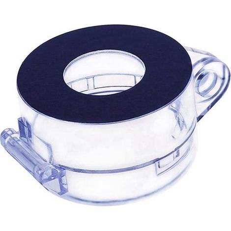 6X Etui de Protection Transparent de 22 mm pour Interrupteur A Bouton-Poussoir Rond Noir & Transparent (1/5)