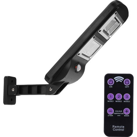 Lampe murale solaire rechargeable par induction corporelle, étanche, pour éclairage public extérieur LL-68T (1/5)