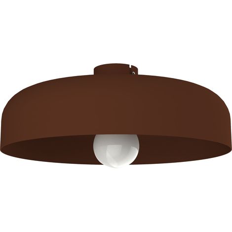 LUMICOM  TUZZI Plafoniera, 1xE27, max 42W, metallo, marrone corten, D.40cm
