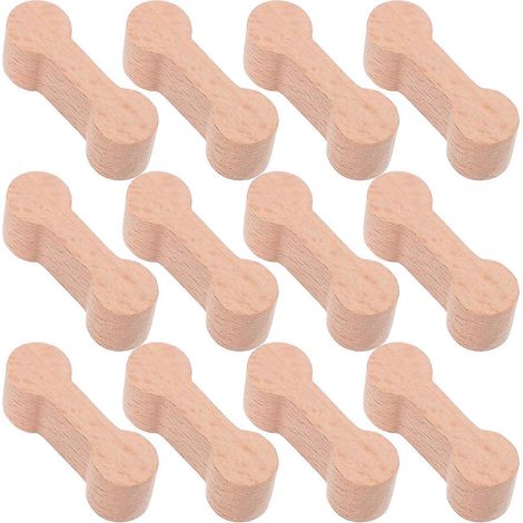 16 pièces de connecteurs pour rails de train en bois, extension de rails, pièces détachées pour jouets ferroviaires-3.30X1.20X1.00CM (1/3)