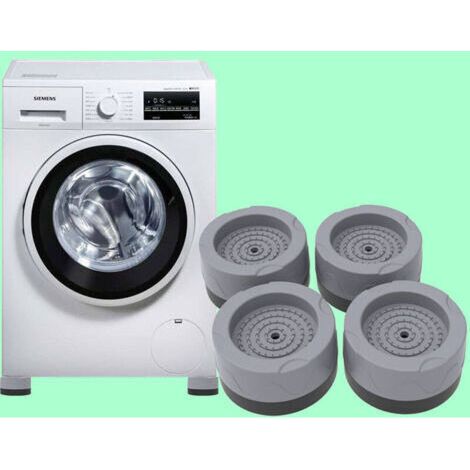 Lot de 4 pieds pour meubles, amortisseur de machine à laver, pieds antidérapants pour machine à laver, amortisseur de machine à laver, pieds de base stables pour machines à laver et réfrigérate (1/5)