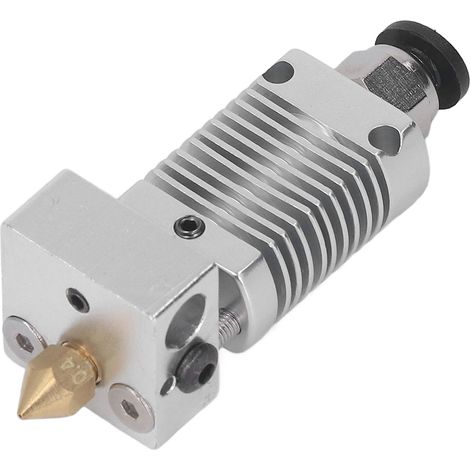 Tête d'impression par extrusion avec buse de 0,4 mm, raccord fileté, accessoires pour imprimante 3D, argent (1/5)