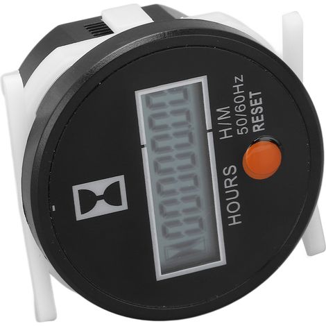 Compteur horaire mécanique haute précision 24‑240V avec remise à zéro manuelle
