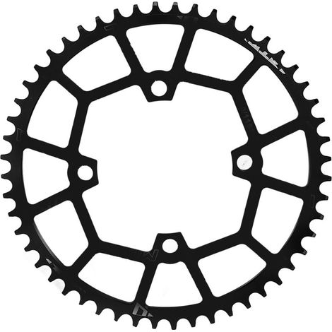 Plateau 52T 104BCD 104mm Aluminium Alliage Vélo de Montagne Disque de Frein Pignon Chaîne Engrenage Noir Double Couronne (1/5)
