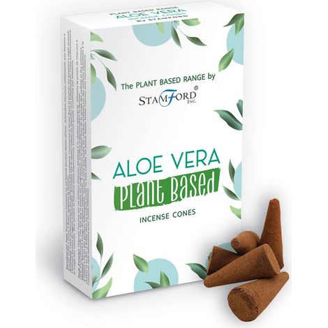 Cônes d'encens à base de plantes - Aloe Vera- Vendu par 1 (1/2)