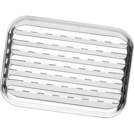 Fettauffangschale aus Edelstahl für Grill, perforierte Grillplatte, Grill- und Outdoor-Kochzubehör (1/5)